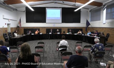 July 26, 2021 – PHASD Board of Education Meeting