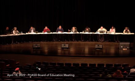 April 18, 2022 – PHASD Board of Education Meeting