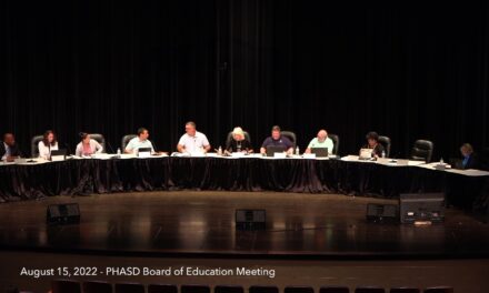 August 15, 2022 – PHASD Board of Education Meeting