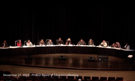 <strong>November 21, 2022 – PHASD Board of Education Meeting</strong>