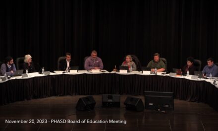 November 20, 2023 – PHASD Board of Education Meeting