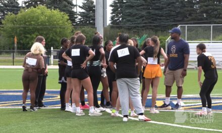 Fierce Competition for Spot on Women’s Flag Football Team