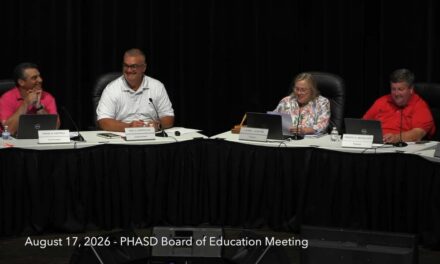 August 17, 2026 – PHASD Board of Education Meeting