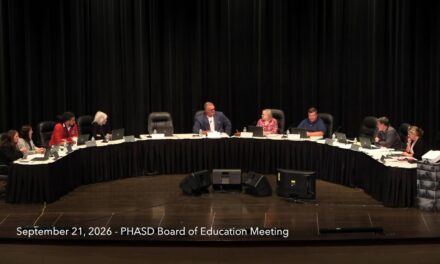 September 21, 2026 – PHASD Board of Education Meeting
